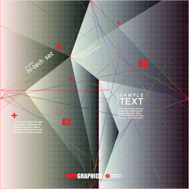 Infographic šablona pro obchodní design - Vektor, obrázek