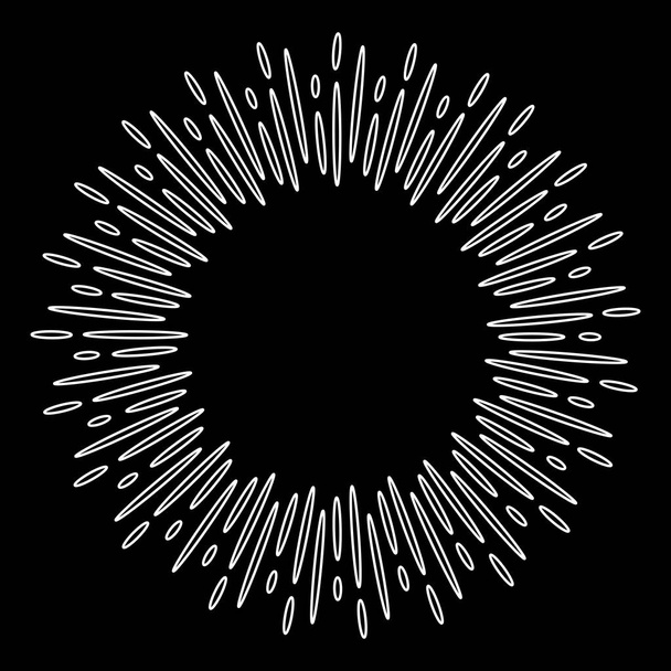 Design elements starburst .explosion effect. vector illustration - Vector, Image