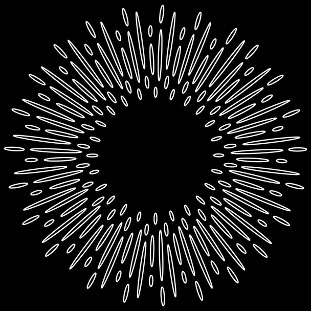 Дизайн элементов starburst .explosion эффект. векторная иллюстрация
 - Вектор,изображение
