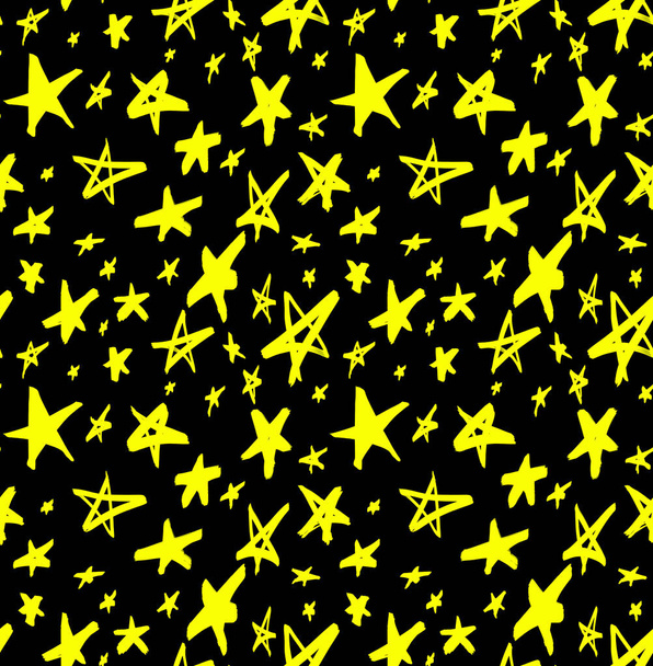 motif lumineux coloré sans couture avec des étoiles aquarelle
 - Photo, image