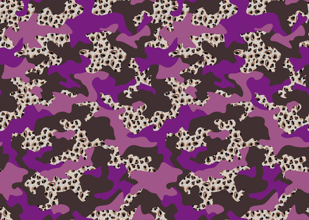 abstract seamless colorful bright pattern with leopard spots  - Photo, Image
