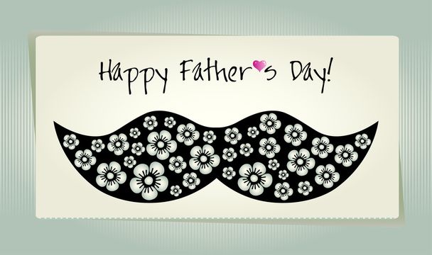 Happy Father's day card. - Vector, Image
