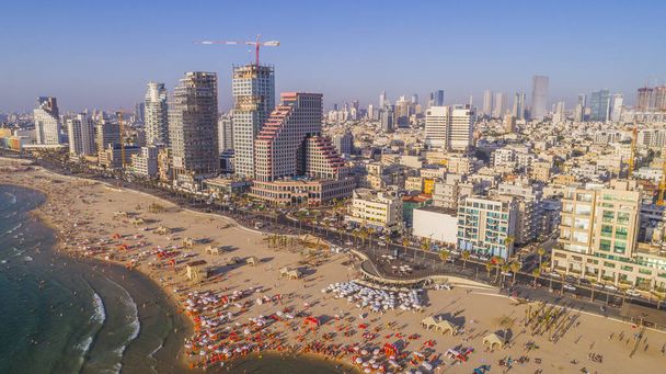 Tel aviv promenade, Israel, letecký výhled - Fotografie, Obrázek