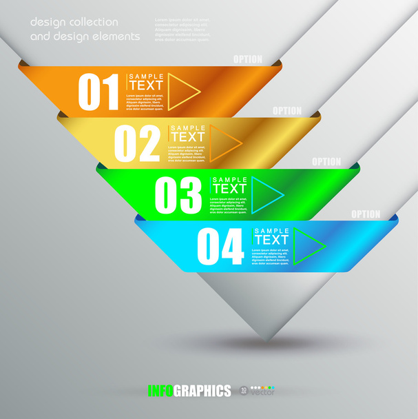 Infographic sablon, üzleti tervezés - Vektor, kép