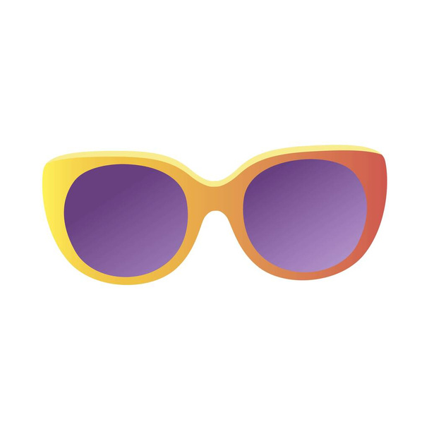 Sunglasses on white background. Vector illustration. - Vector, Image