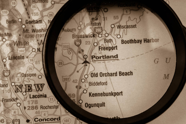 Portland en Estados Unidos mapa
 - Foto, imagen