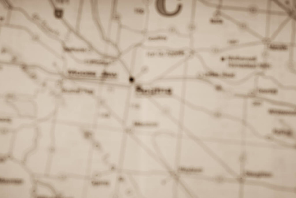 Stan Sascatchevan na mapie - Zdjęcie, obraz