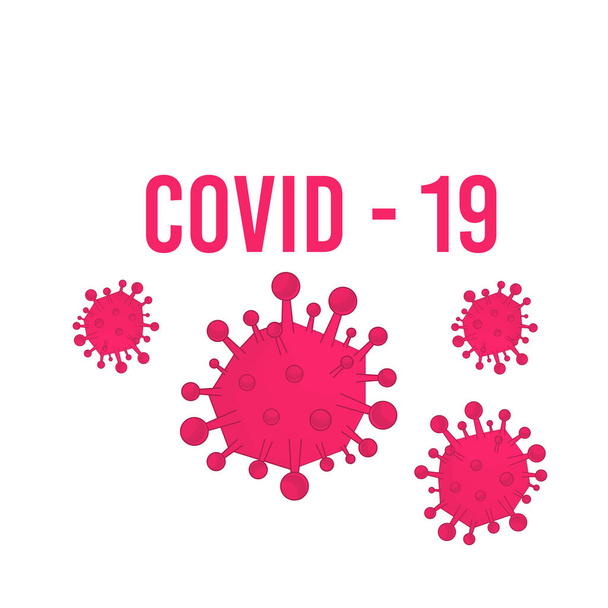 Coronavirus danger and public health risk disease and flu outbreak influenza as dangerous viral strain case as a pandemic medical concept. - Vector, Image