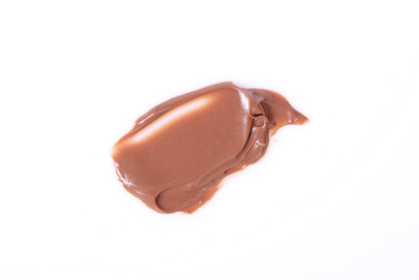 chocolate paste isolated on white - Photo, Image