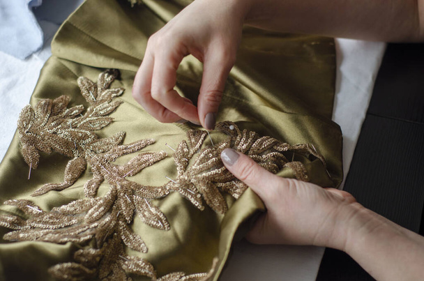 Tailor Sews a Dress 2 - Photo, Image