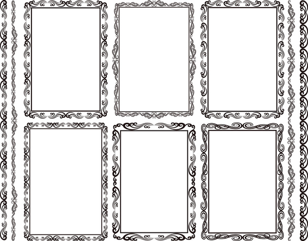 frames rectangular - Vector, Image
