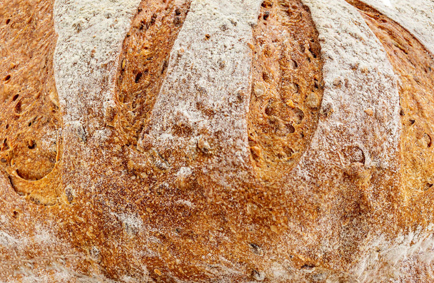 Fresh Bread background. Bakery Food concept. - Foto, Imagen