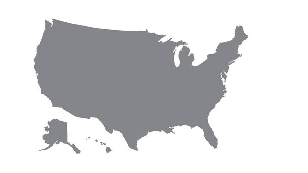 USA kartta harmaa sävy valkoisella taustalla, kuva, kuvioitu, Symbolit USA
  - Valokuva, kuva