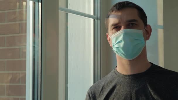 Quarantine self-isolation.Prison cell hand gesture - Footage, Video