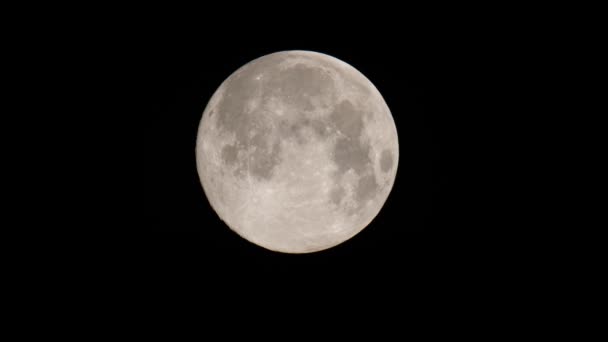 Tóquio, Japão-8 de abril de 2020: A superlua, a maior lua cheia de 2020, observada em Tóquio, Japão, por volta das 3h da manhã de 8 de abril de 2020
 - Filmagem, Vídeo