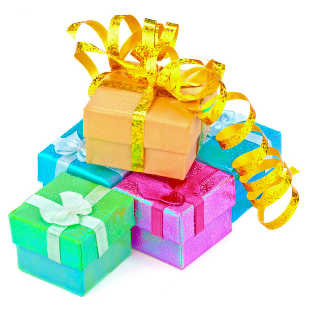 Boîtes cadeaux couleur
 - Photo, image