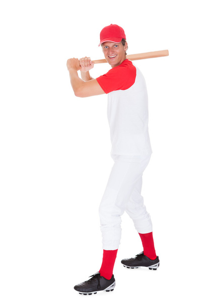 Portrait Of Baseball Player - Valokuva, kuva