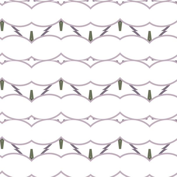 naadloos patroon met geometrische vormen vector illustratie - Vector, afbeelding