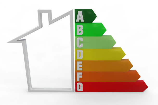 ενεργειακή αποδοτικότητα και εξοικονόμηση anergy ενός σπιτιού - Φωτογραφία, εικόνα