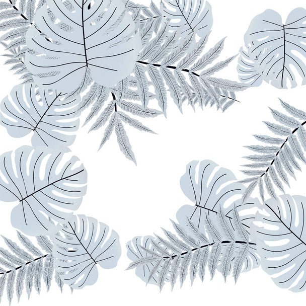 Vector tropical pattern - Vector, Image