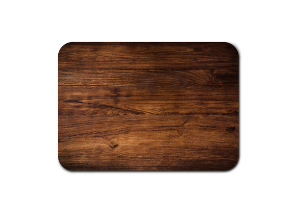 Stará dřevěná deska textura izolované na bílém pozadí s kopírovacím prostorem pro design nebo práci. cesta oříznutí - Fotografie, Obrázek