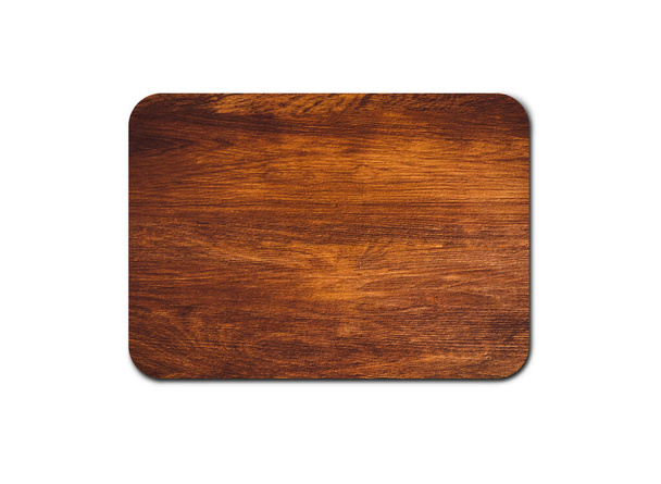 Primer plano de tablero de madera de pino aislado sobre fondo blanco con espacio de copia y camino de recorte para el diseño
 - Foto, imagen