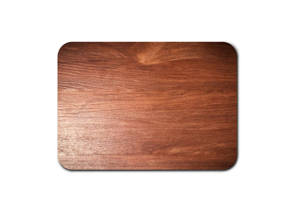 Texture de panneau de bois faite à la main isolée sur fond blanc avec chemin de coupe pour la conception
 - Photo, image