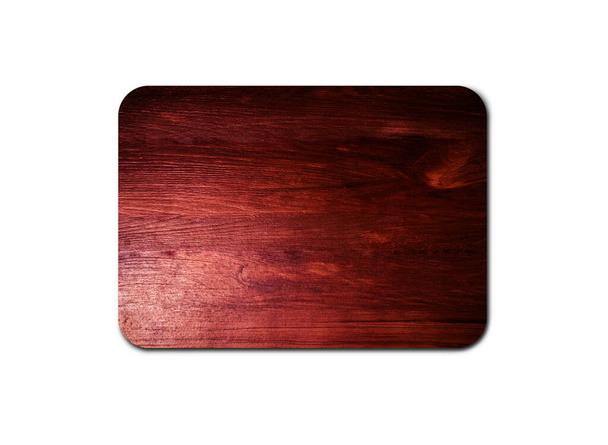 Ručně vyráběné dřevo deska textura izolované na bílém pozadí s výstřižkem cesta pro design - Fotografie, Obrázek