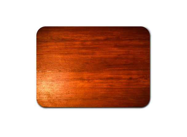 Textura de tablero de madera hecha a mano aislada sobre fondo blanco con trayectoria de recorte para el diseño
 - Foto, Imagen