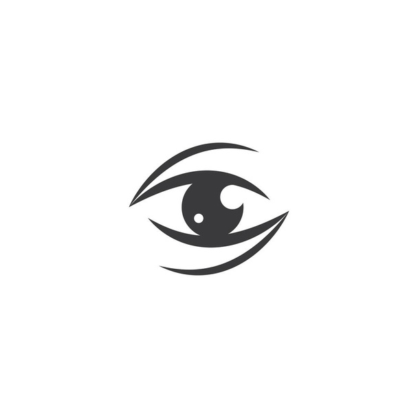Eye logo vector flat design  - Vector, Image
