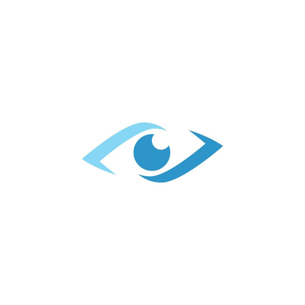 Logo occhio vettoriale design piatto  - Vettoriali, immagini