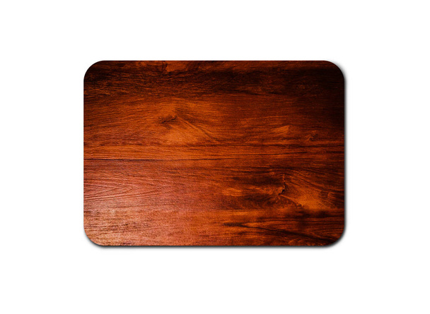 Modern wood board texture isolated on white background with copy space for design or work. clipping path - Photo, Image
