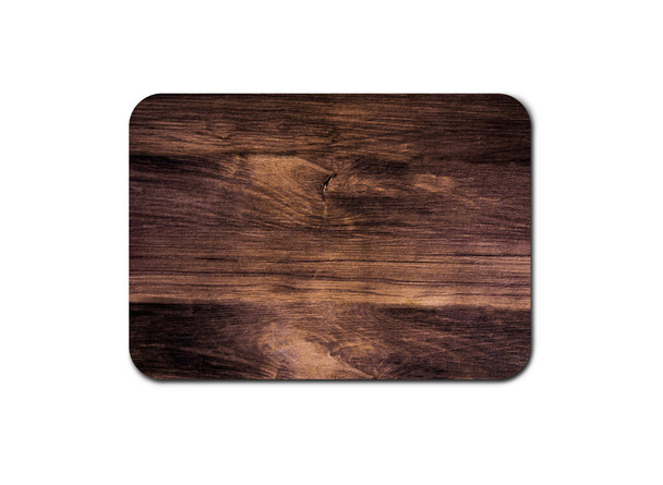 Μοντέρνα ξύλινη σανίδα υφή απομονώνονται σε λευκό φόντο με αντίγραφο χώρο για το σχεδιασμό ή την εργασία. διαδρομή αποκοπής - Φωτογραφία, εικόνα