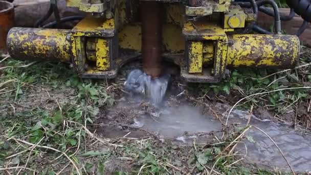 Drilling of a well by geognostic survey - Footage, Video