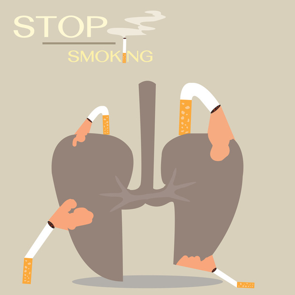 Deja de fumar
 - Vector, Imagen