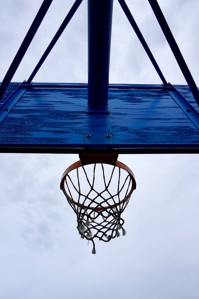 ビルバオ市のバスケットスペインバスケットボールコート  - 写真・画像