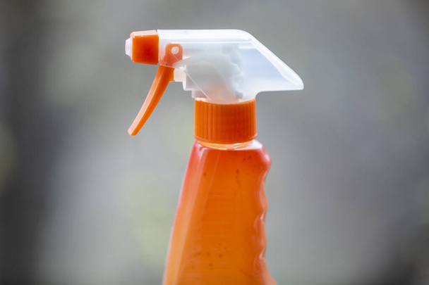 Plastic sprayer for antiseptics, antimicrobial mixtures and cleaning fluids - Photo, Image