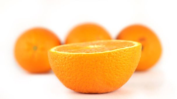 Oranges on a white background - Foto, afbeelding