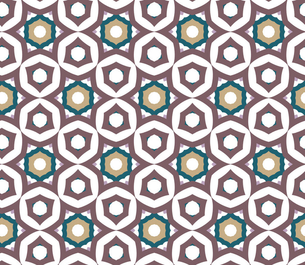 naadloos patroon met geometrische vormen vector illustratie - Vector, afbeelding