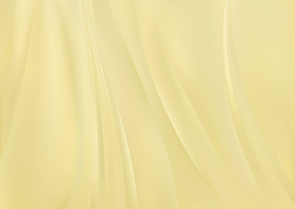 Sarı Tekstil Yumuşak Arkaplan Vektör İllüstrasyon Tasarımı - Vektör, Görsel