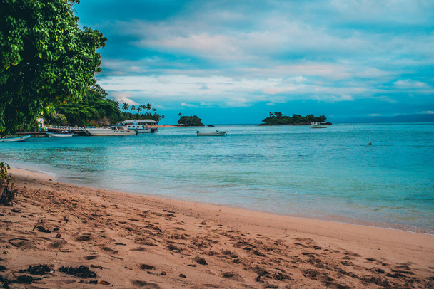 beach in the bacardi island cayo levantado in dominican republic - Photo, Image