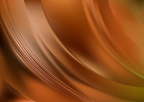 Anaranjado marrón moderno fondo Vector ilustración diseño - Vector, Imagen