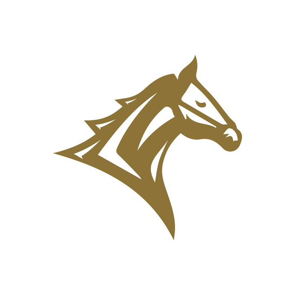 Логотип коня тварин Векторний дизайн шаблону
 - Вектор, зображення