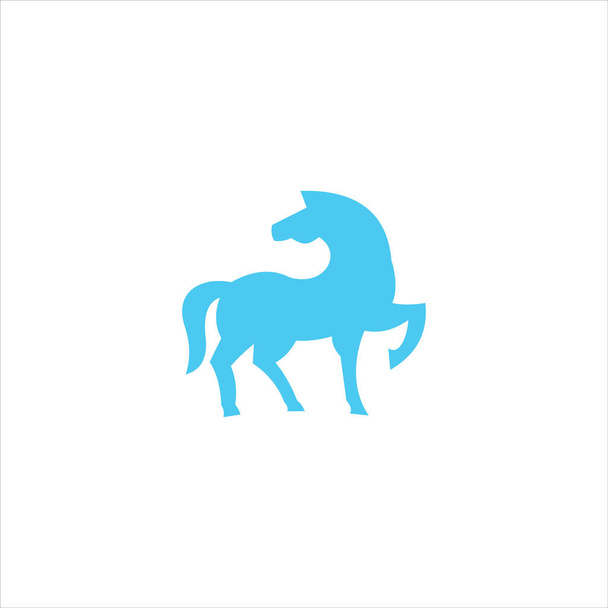 Animal caballo logo vector diseño plantilla
 - Vector, Imagen