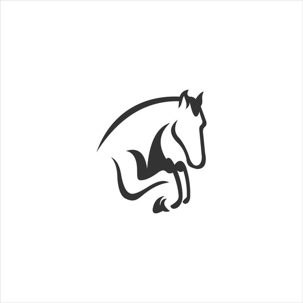 Логотип коня тварин Векторний дизайн шаблону
 - Вектор, зображення