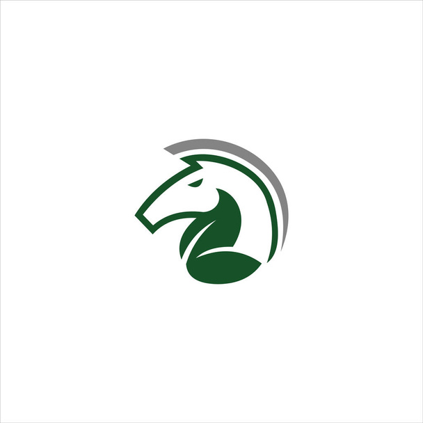動物の馬のロゴベクトルデザインテンプレート - ベクター画像