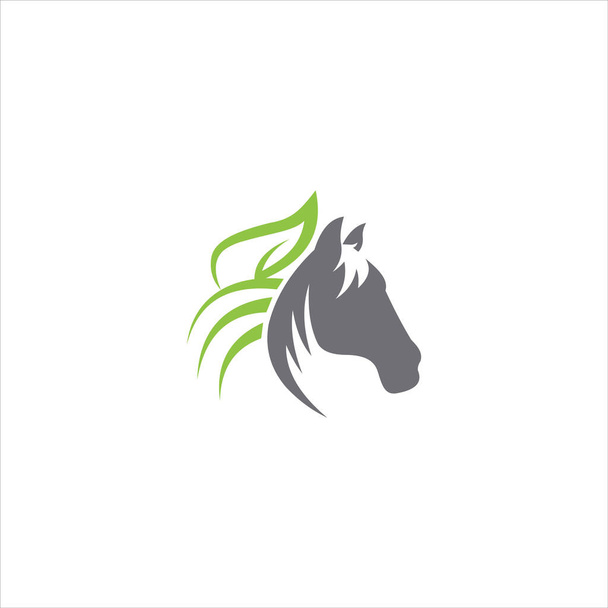 Modello di disegno vettoriale del logo del cavallo animale
 - Vettoriali, immagini