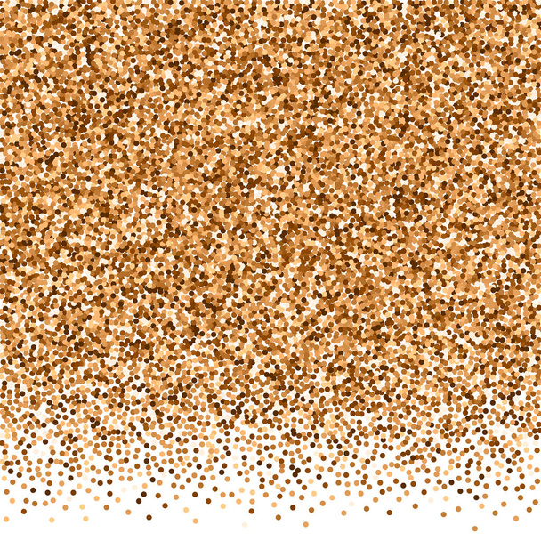 Red round gold glitter luxury sparkling confetti.  - Vector, Image