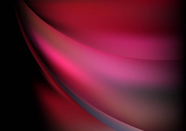 Red Light Smooth Background Vector Illustration Design - Vector, Image