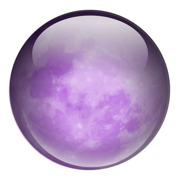 ラウンド紫玉 - ベクター画像